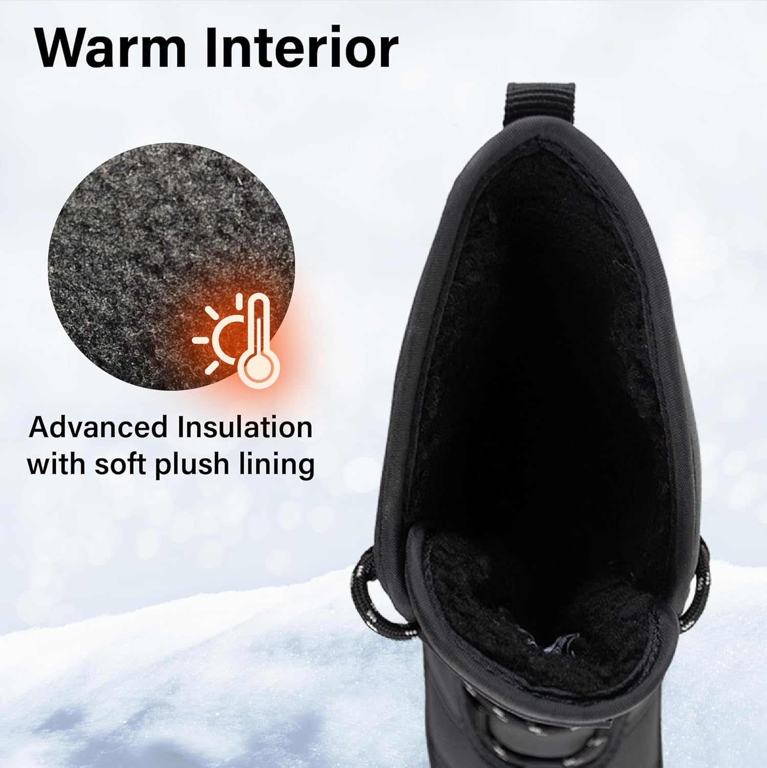 Ice Fields Andrea 3 Snow Winter Boots for Women, Warm, Insulated, Lace Up - Image 4