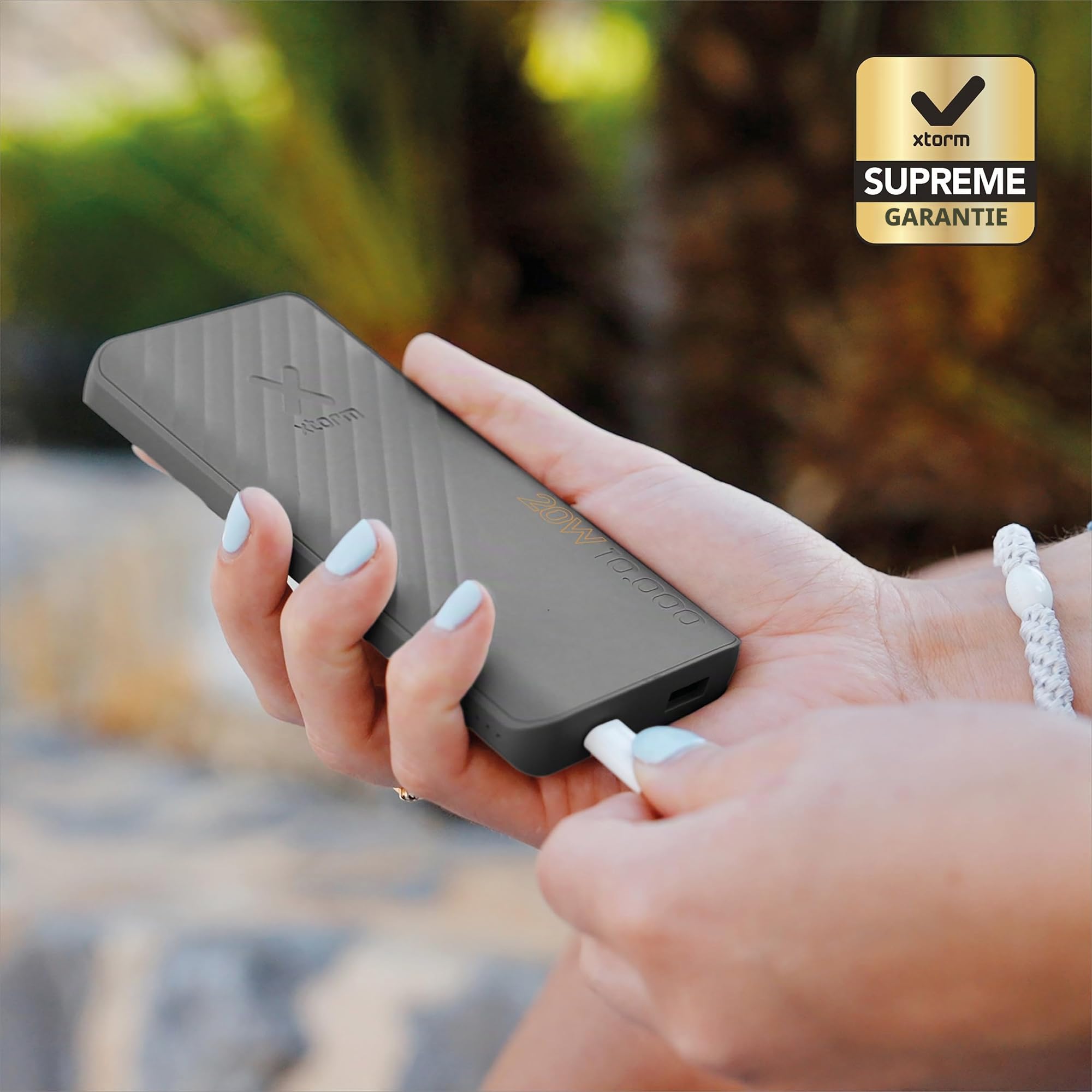 Powerbank Xtorm Supercharge - 10 000 mAh 20W - Fan Edition - Batterie puissante - Batterie Portable pour iPhone et Samsung - Technologie Durable