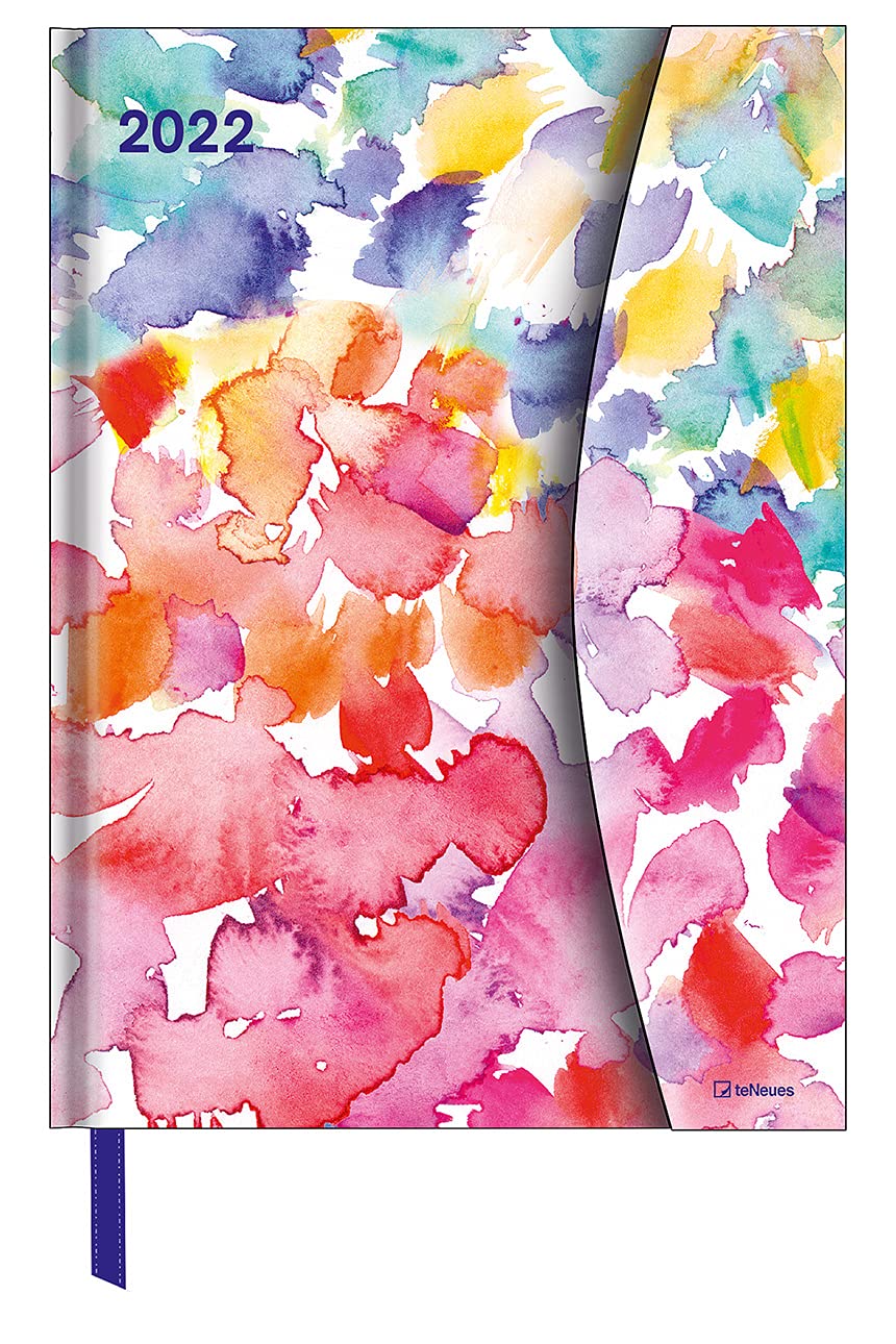 Watercolours Large Magneto Diary 2022