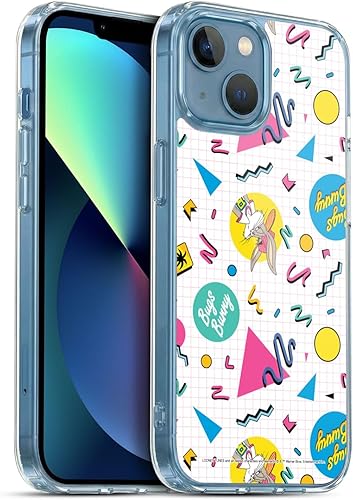 Miniatura 149 de Head Case Designs Funda de gel suave con licencia oficial de Looney Tunes Retro Bugs Bunny compatible con Apple iPhone 11 Pro Max Retro,Blanco y