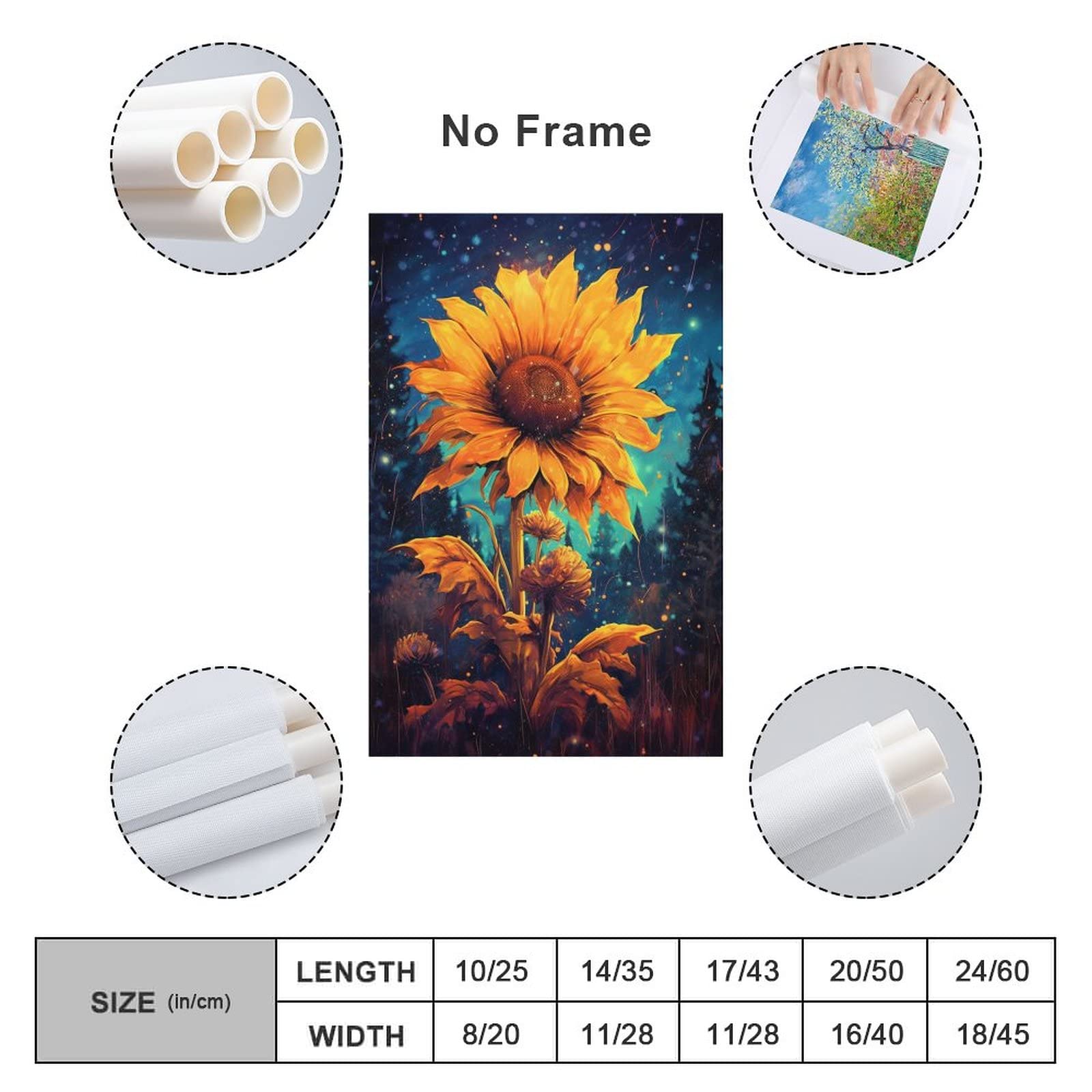 絵画 インテリア　絵　 額付 (黒) 油絵　F4-110212　風景（ひまわり） 絵画 インテリア 絵 額付 (黒) 油絵 F4-110212 風景（ひまわり）