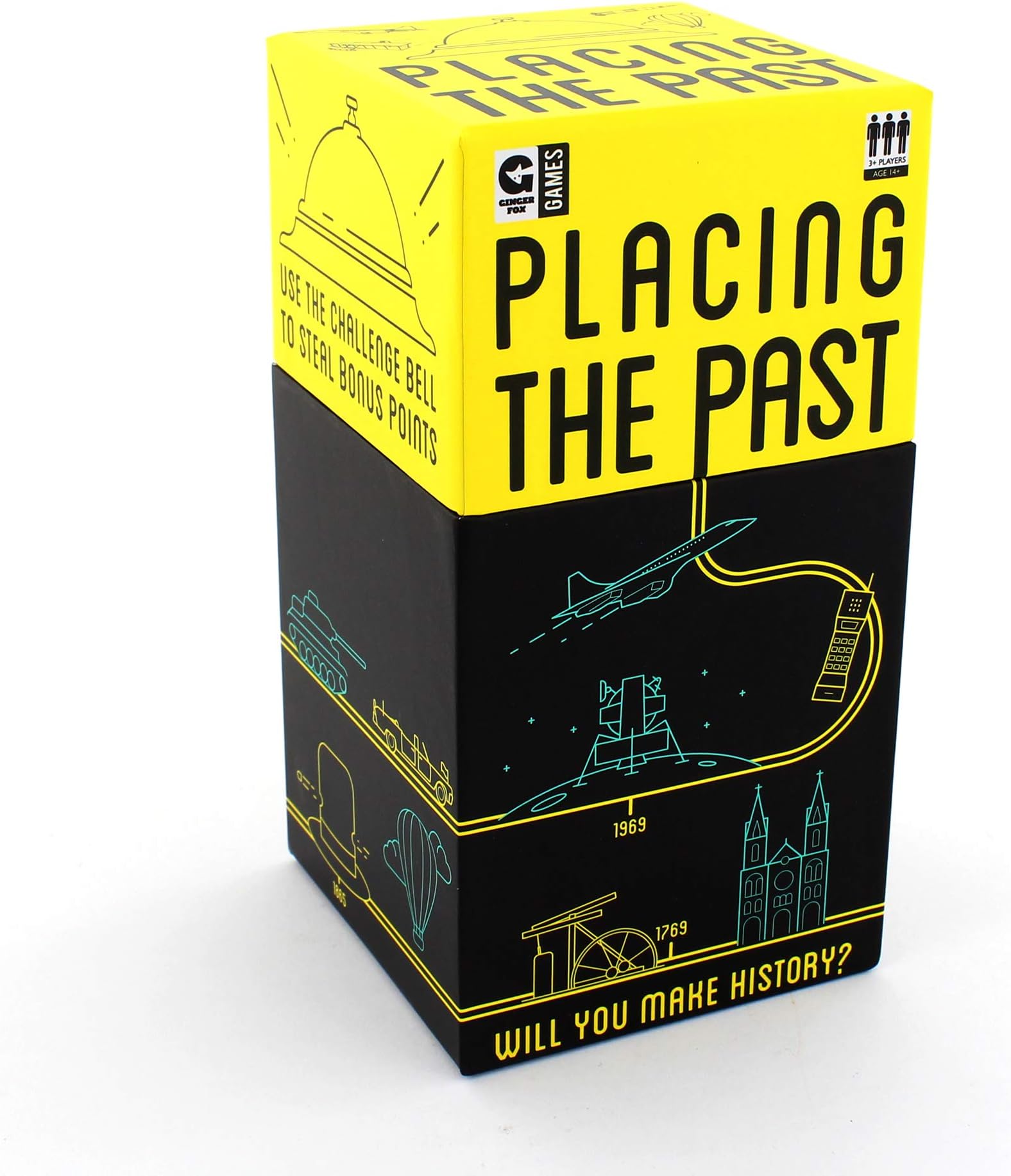 Ginger Fox Placing The Past History Themed Card Game - A Game of Time and Risk - How Well Do You Know Past Events