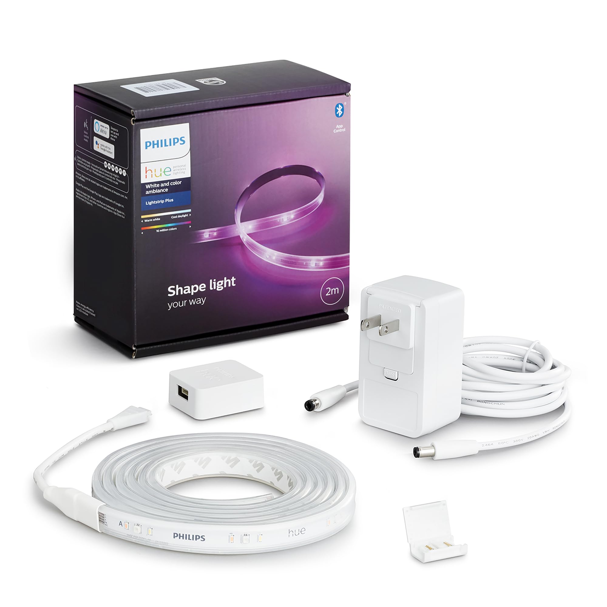 Philips Hue ライトリボンプラス 3本＋延長 計7m Alexa対応 Amazon.co 