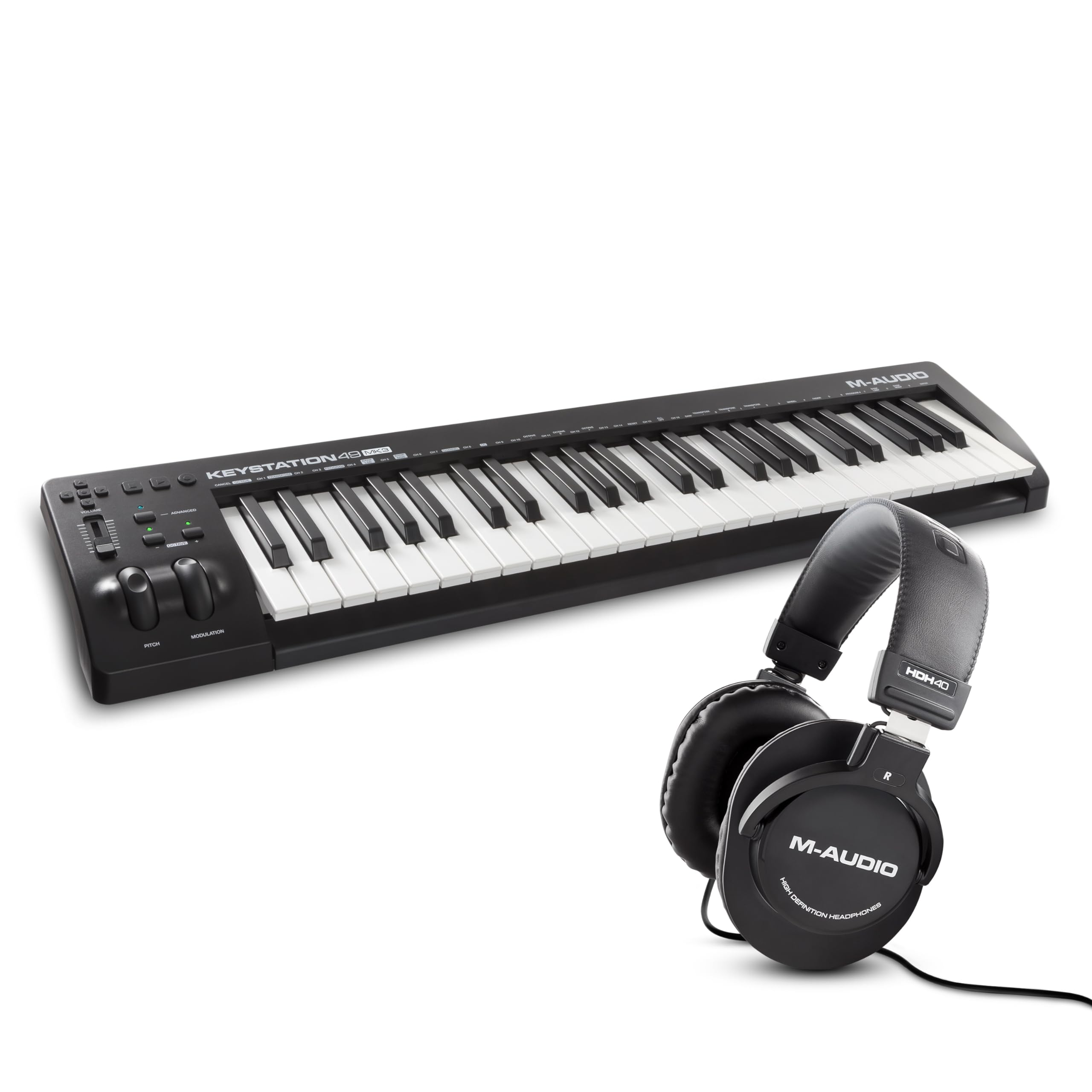 Amazon.com: M-AUDIO Keystation 49 MIDI Controller Bundle with