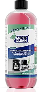 SUPER CLEAN Desincrustante universal líquido 1 L | Para cafeteras automáticas | Potente y concentrado | 10 usos | Elimina la cal de cafeteras, hervidores y duchas