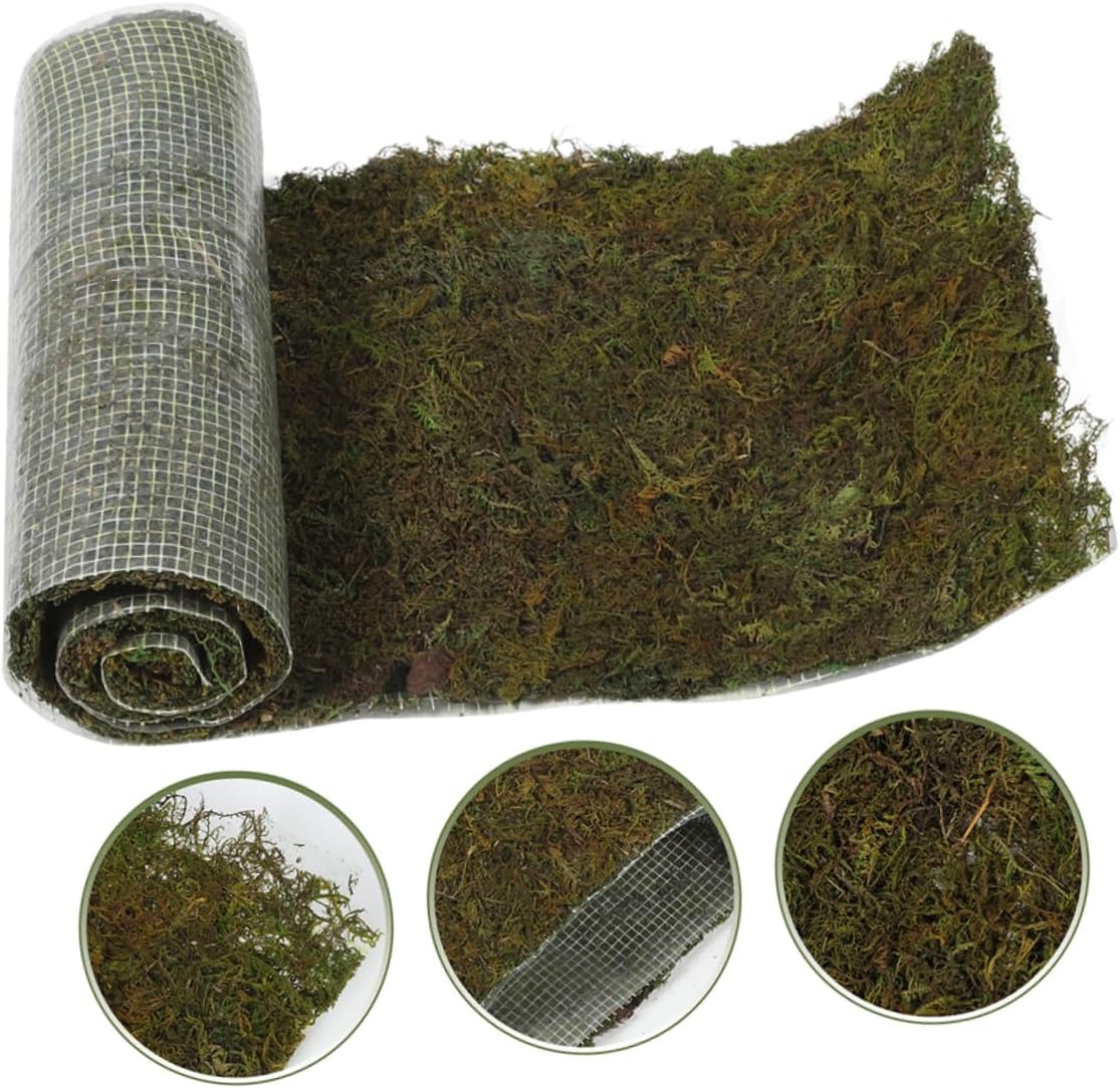 Artificial Moss Pad for Micro Landscape Decor Versatile Fake Mat for Use Weather-Resistant for Garden Home and Miniature Scenes