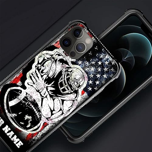Miniatura 4 de Funda de teléfono personalizada con nombre de la bandera de Estados Unidos para iPhone 16 15 14 13 12 11 Pro Max Galaxy S25 S24 S23 PLUS ULTRA S22