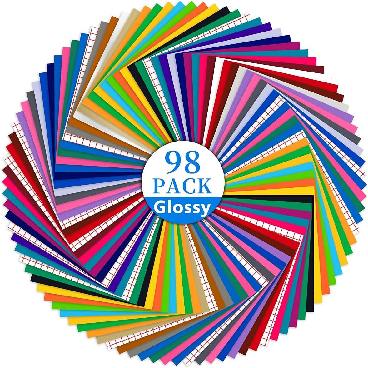 Buy SINGCHO Permanent Vinyl for Cricut 98 Pack Permanent Self