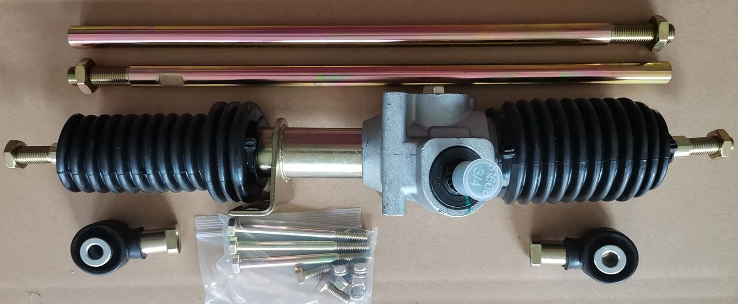 Upgraded Steering Rack and Pinion Gear Box Assembly 1823984 with Tie Rod Ends 7061189 Replacement for 2014 Polaris RZR XP XP4 1000 UTV
