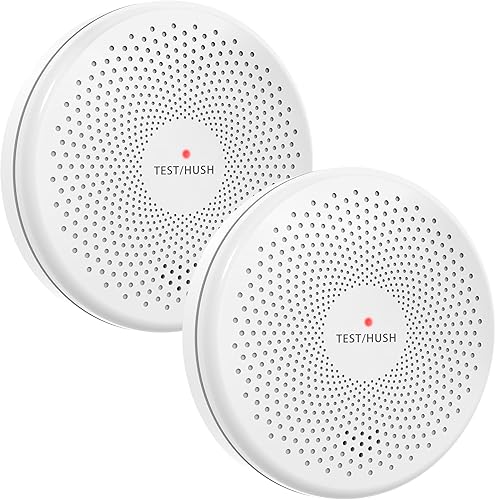 Miniatura 9 de Paquete de 3 Detectores de Alarma Combinados de Humo y Monóxido de Carbono, HATHEPHS Alarma Dual de Fuego y CO con Batería de 10 Años con Sensor