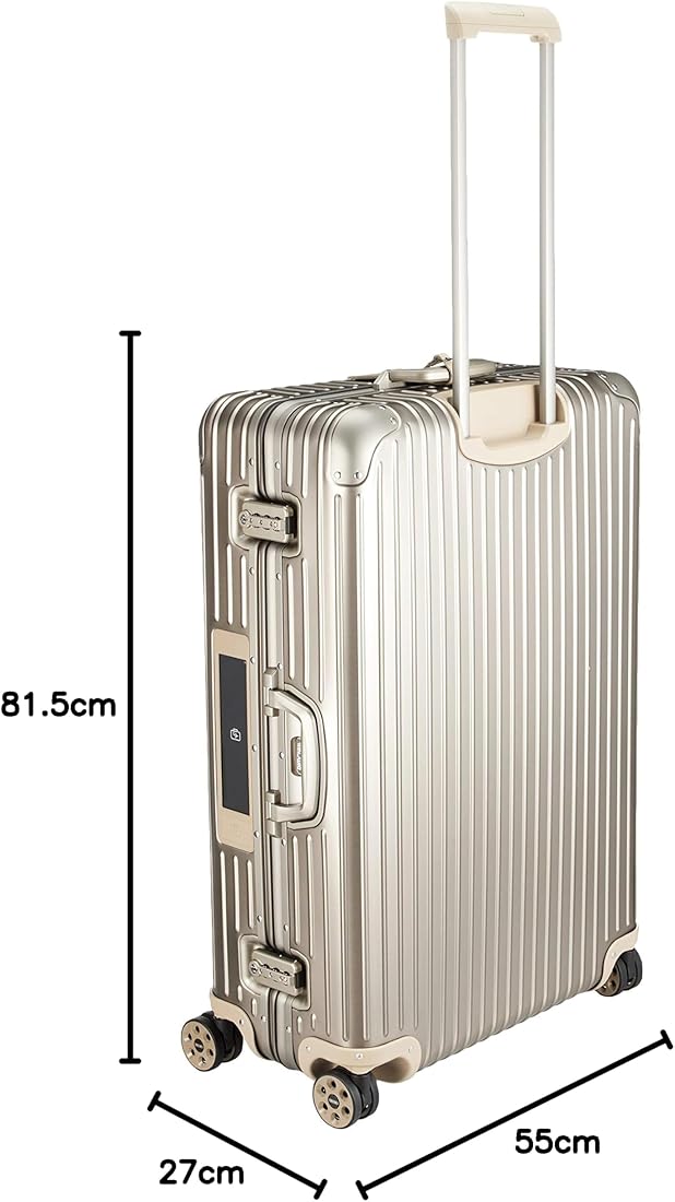 【全車輪交換済】　リモワRIMOWA TOPAS TITANIUM 98L Buy RIMOWA TOPAS Titanium Carry Bag 1 Week - 98L 32.1 inches (81.5