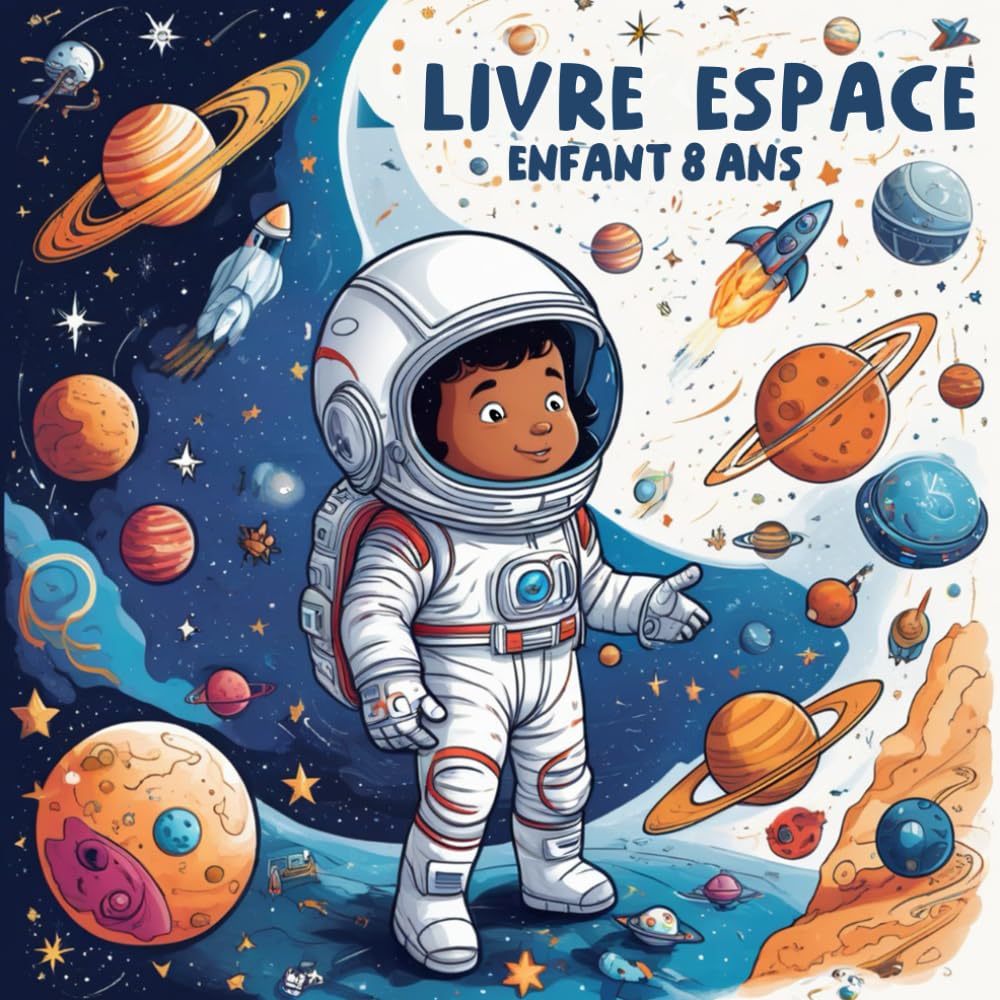 Livre espace enfant 8 ans: Exploration Cosmique pour Jeunes Esprits , Découvrir les Mystères de l'Univers, des Planètes aux Étoiles, à Travers Jeux et Aventures – Idéal pour les 8-12 ans