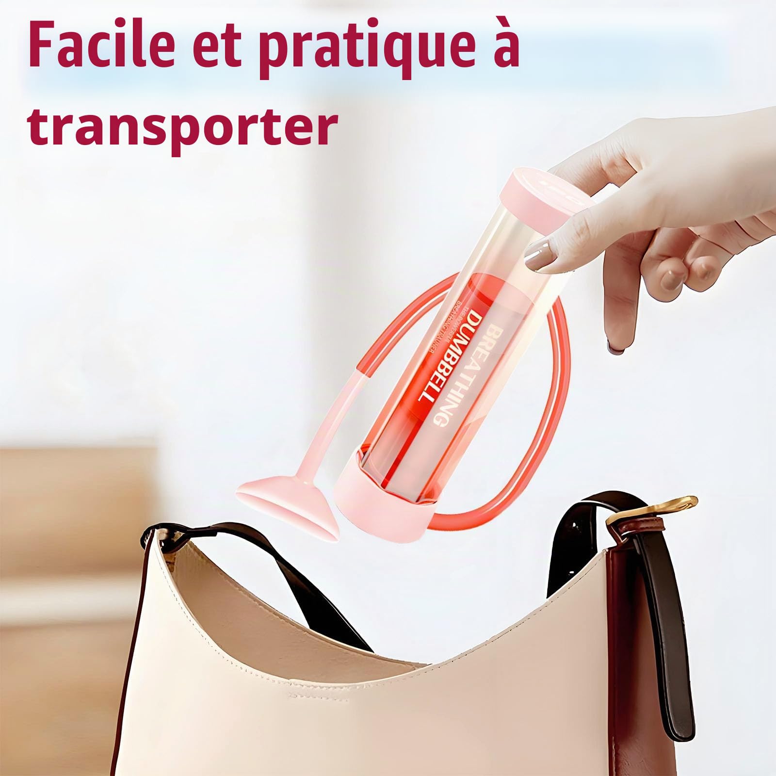 Exercice pulmonaire à respiration profonde, spiromètre de motivation, entraîneur pulmonaire, système de mesure respiratoire lavable et hygiénique pour améliorer la capacité pulmonaire