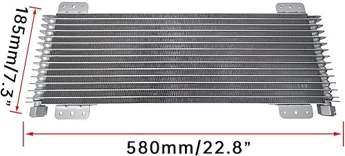 Miniatura 4 de Kit de enfriador de aceite de transmisión 40K baja presión caída Trans Cooler LPD47391 compatible con servicio pesado 40,000 GVW máx, incluyendo