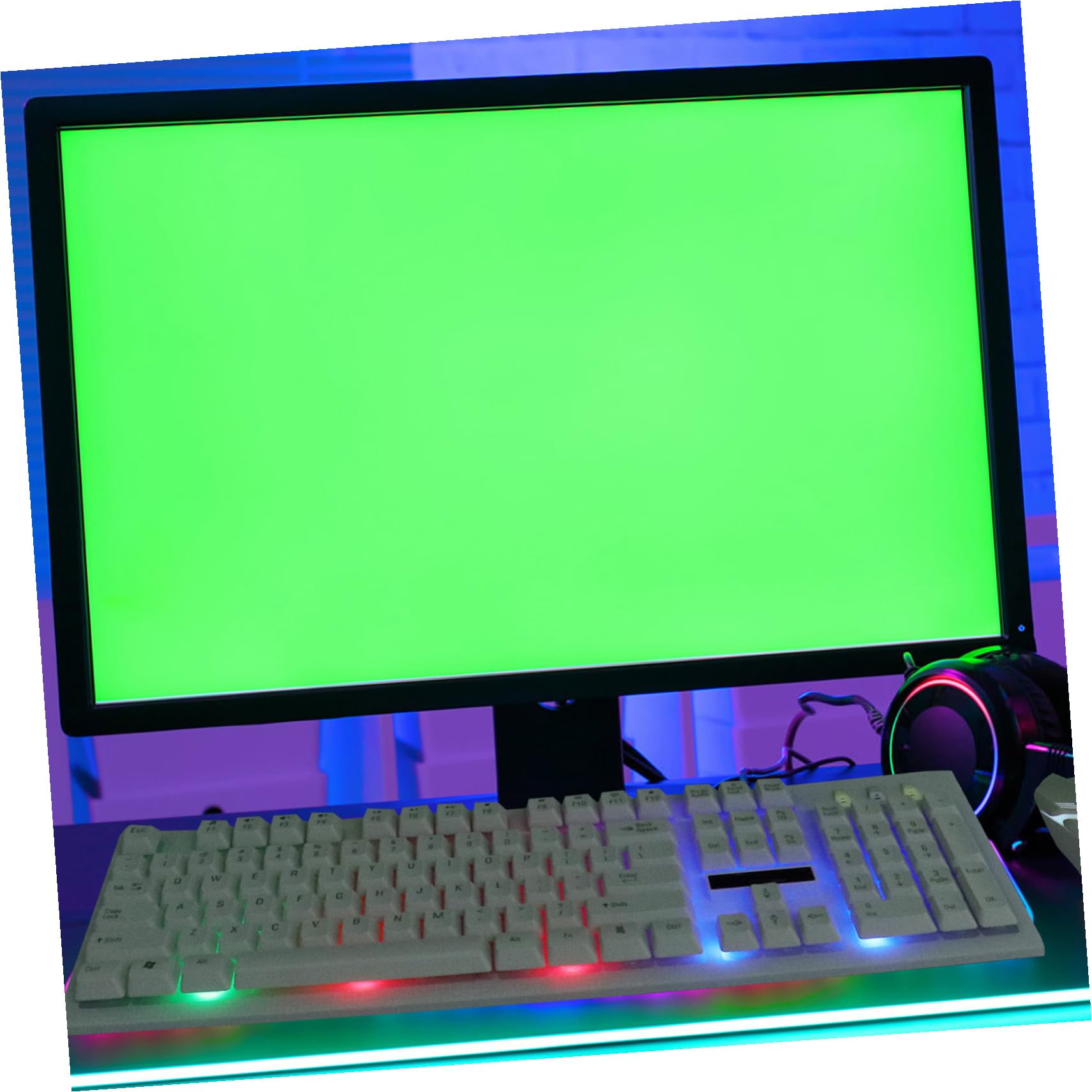 SHINEOFI Conjunto de Teclado y Ratón para Teclado Ergonómico Cable USB Gaming Mecanico para Gamers