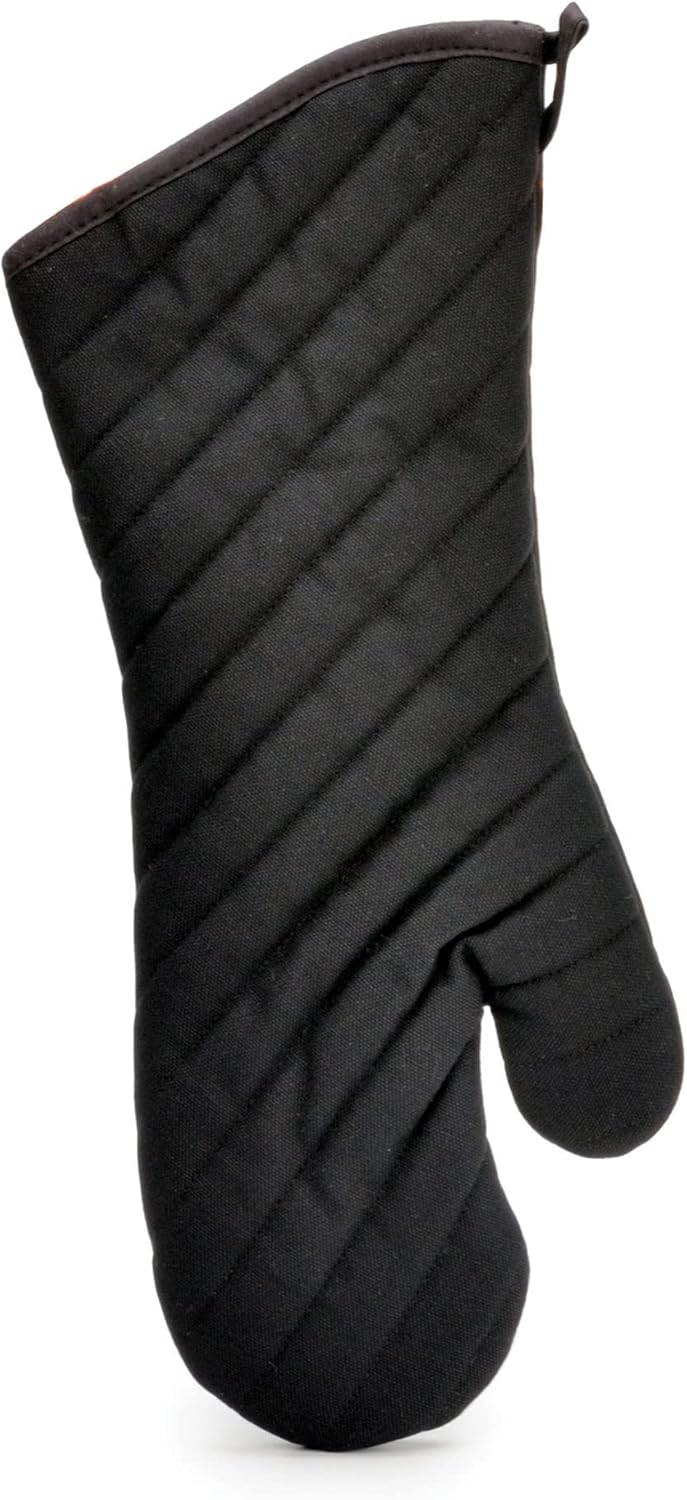 RSVP International Barbeque Grilling Collection Heat Resistant Gloves, 17.7", Fleece Lined, Suede Leather : Patio, Lawn & Garden