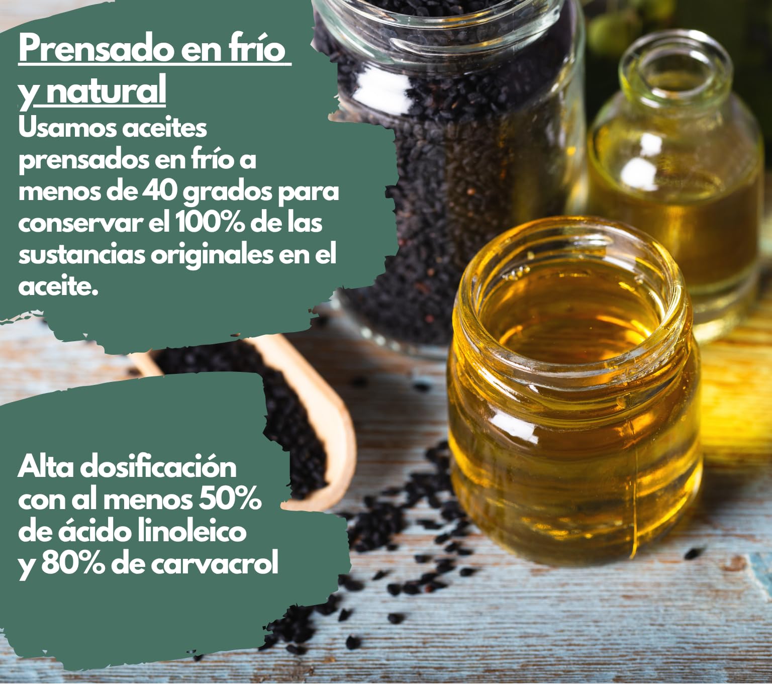 EXVital® Complejo de Aceite de Orégano y Comino Negro, 180 cápsulas veganas, 100 mg de aceite de orégano y 1000 mg de aceite de comino negro al día, 80% de carvacrol, alta dosis y sin aditivos