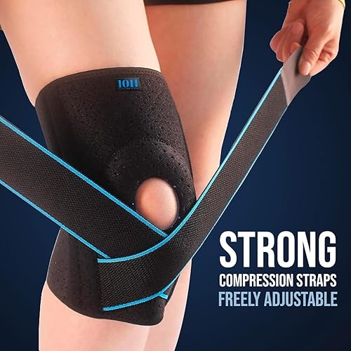 Miniatura 4 de Rodillera para mujer. Rodillera para hombre. Rodillera con estabilizadores laterales para desgarro de menisco. Dolor de rodilla. LCM. Recuperación