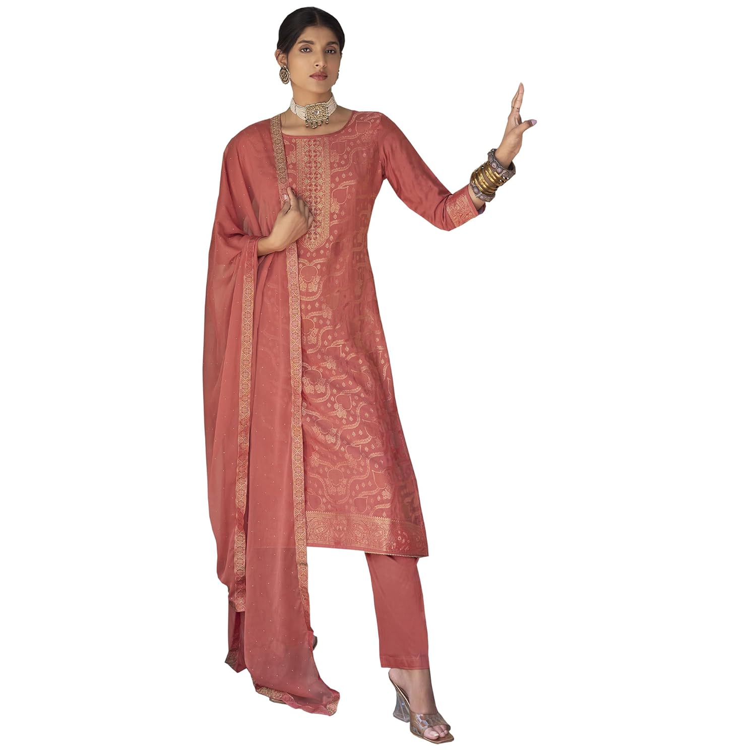 stylishfashion Ready to Wear Indian Pakistani Designer Shalwar Kameez Women's Wear Plazo Pant Suits