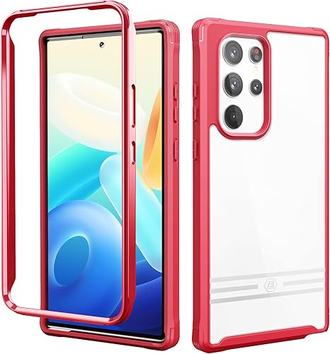 B LABS Funda para Samsung Galaxy S22 Ultra con protector de pantalla de vidrio templado, funda de doble capa de cuerpo completo, protecciĂłn de grado B LABS Funda para Samsung Galaxy S22 Ultra con protector de pantalla de vidrio templado, funda de doble capa de cuerpo completo, protecciĂłn de grado