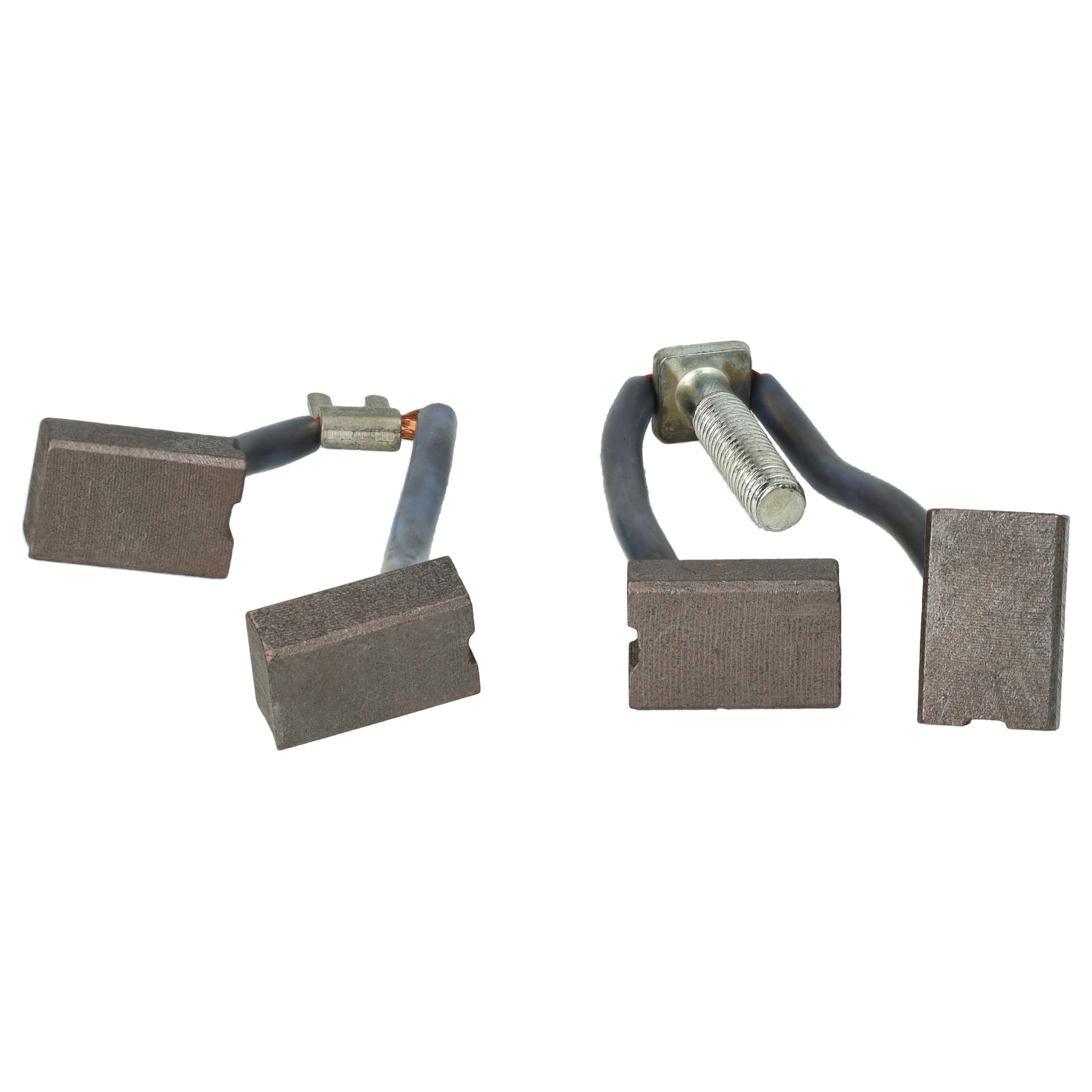 vhbw 4x Spazzola di carbone 19 x 12,45 x 7 mm compatibile con Zepro sponda idraulica