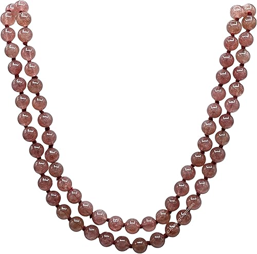 Miniatura 6 de Amazing Gemstone Japa Mala - Collar de 108 cuentas de oración y pulsera de muñeca Mala para meditación
