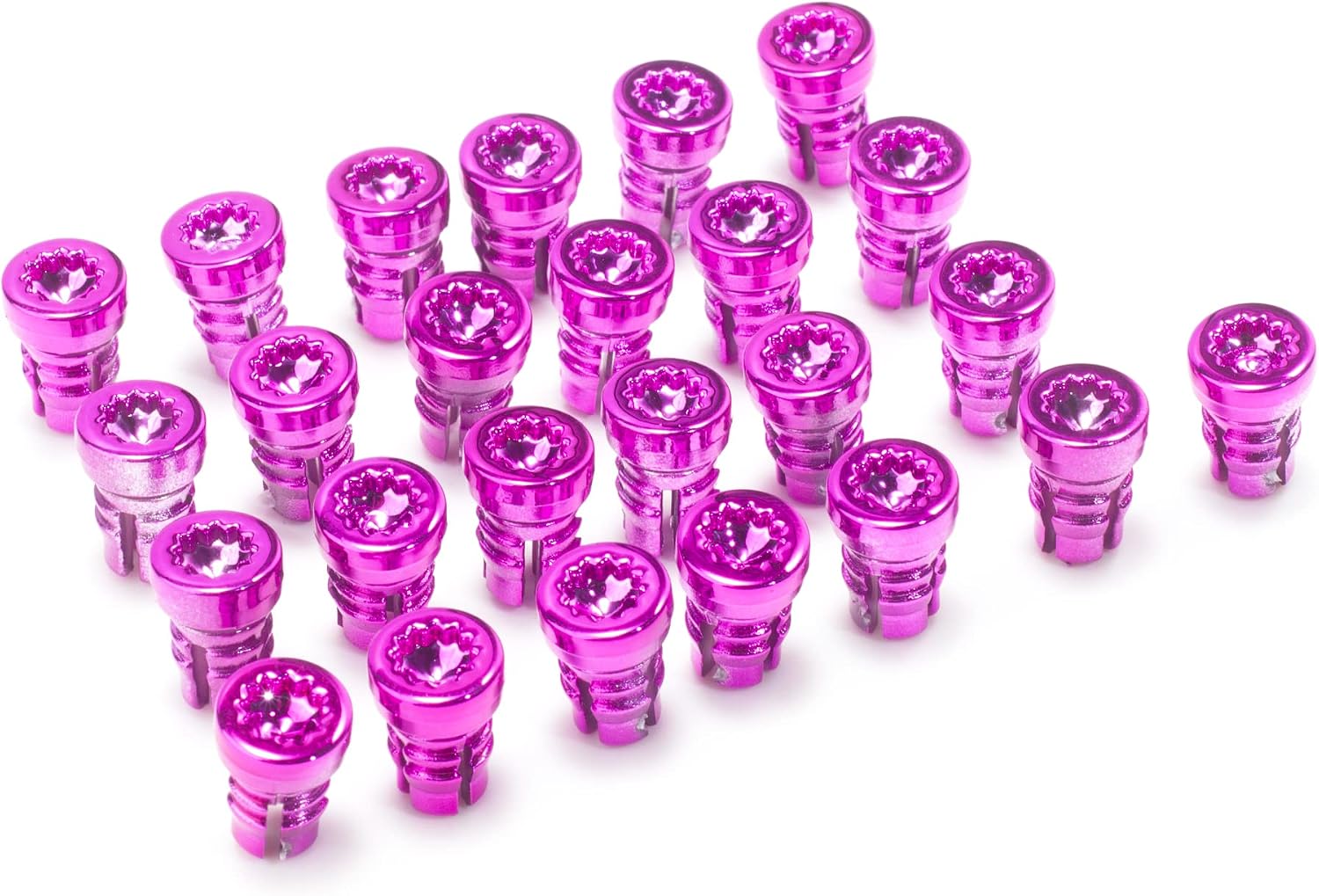 RTRHINOTUNING 7.9mm/0.31in Wheel Rim Lip Rivets Nuts Replacement Rivets, Purple 50pcs