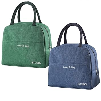 Buy 1 Get 1 Free Lunch Bag for Kids School Boys & Girls to Adult Office Work Small Tiffin Bags