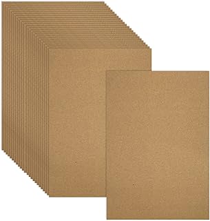 Sponsored Ad - 100 Sheets Brown Kraft Paper Cardstock Thick Paper, A4 Blank Medium Weight 70 lb Cover Card Stock Printer P...