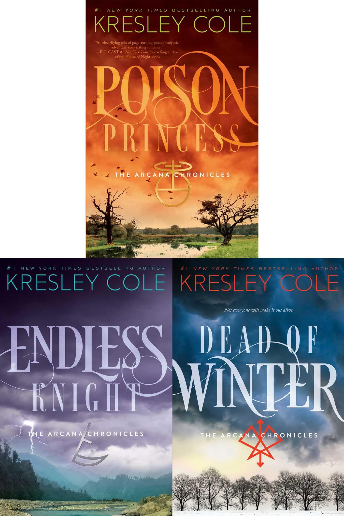 The Arcana Chronicles Collected Set: Poison Princess; Endless Knight; Dead of Winter