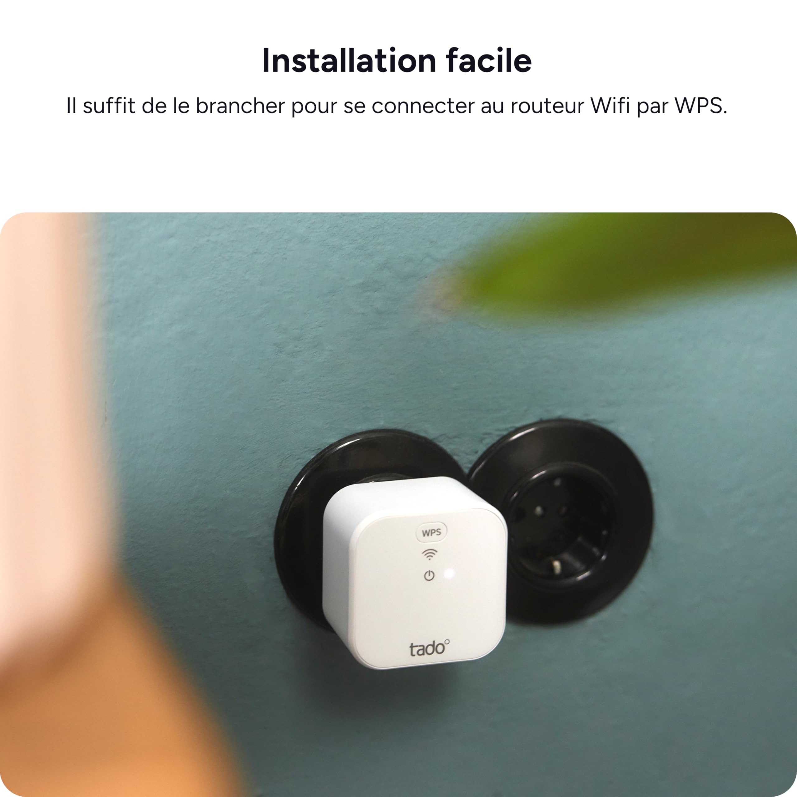 tado° Bridge X, Thread Border Router et amplificateur de signal pour tado° X et d’autres appareils Thread dans le réseau smart home, pas compatible avec V3+ ou une version supérieure