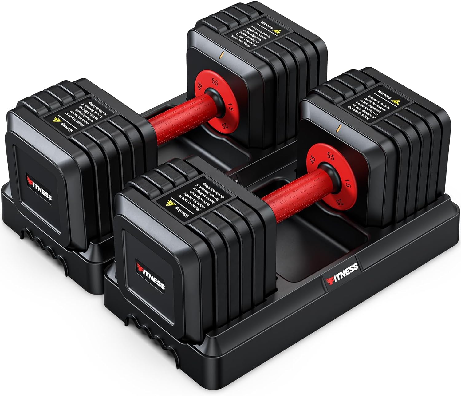 DUMBBELL 可変式ダンベル 5-25ポンド 調節可能なダンベルセット 25