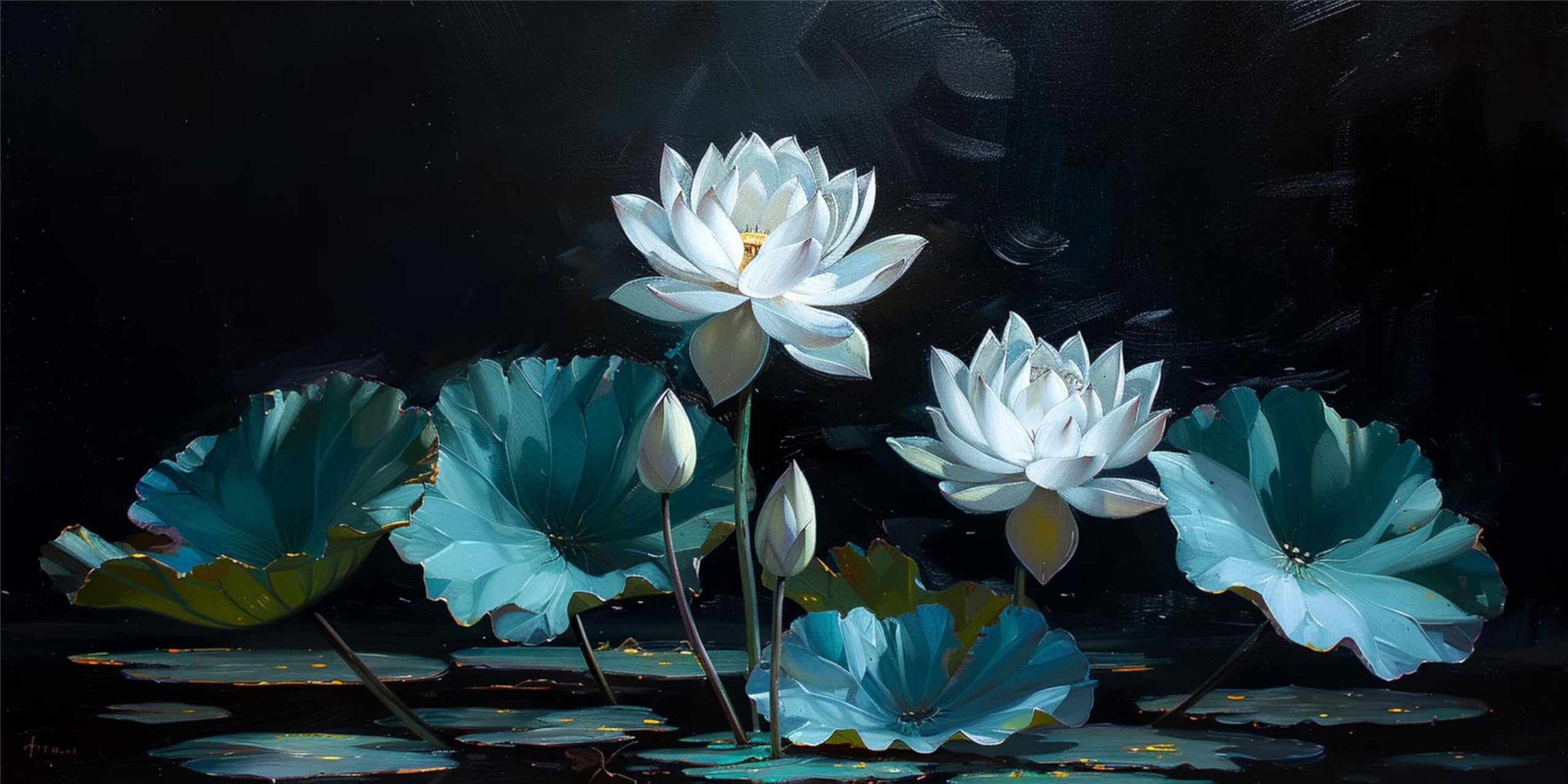 Diamond Painting stagno Diamond Painting Kit Completo, 5D loto Pittura Diamante, DIY Strass per Principianti Diamantini Crystal Art per Principianti Decorazioni per Casa, Regali Donne 90x180cm L-1112