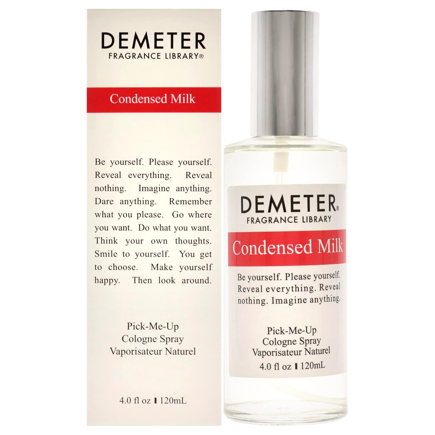 Demeter Cologne Spray for Women, Condensed Milk, 4 Ounce