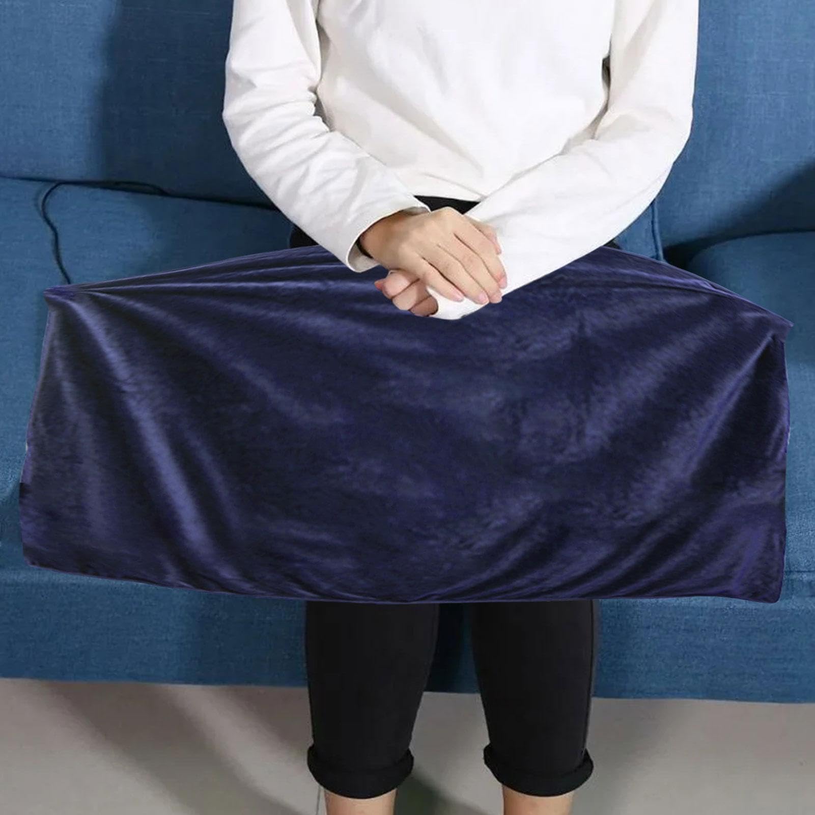 Coperta riscaldata, coperte riscaldate senza fili - Coperte elettriche | portatili wireless,Regalo caldo e accogliente per i colleghi di di famiglia