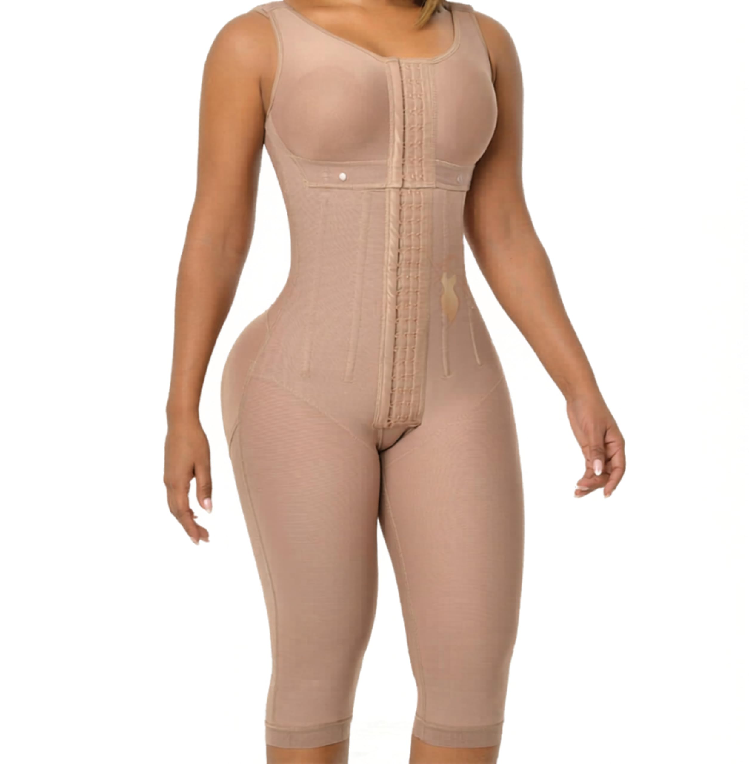 Melibelt 3012 Fajas Colombianas Reductoras Y Moldeadoras Shapewear For Women with 7 Rods and Bra