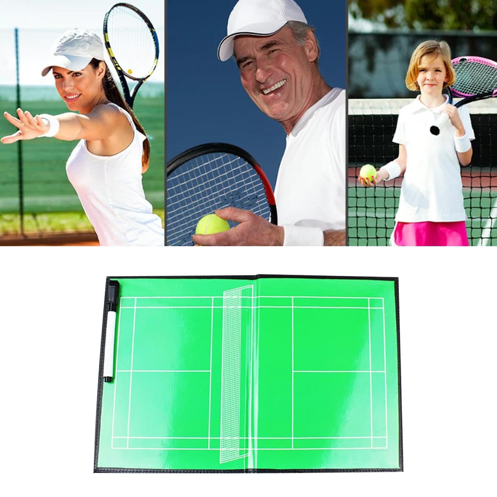 Planche De Démonstration De Jeu De Tennis Avec Stylo Effaçable Pour Les