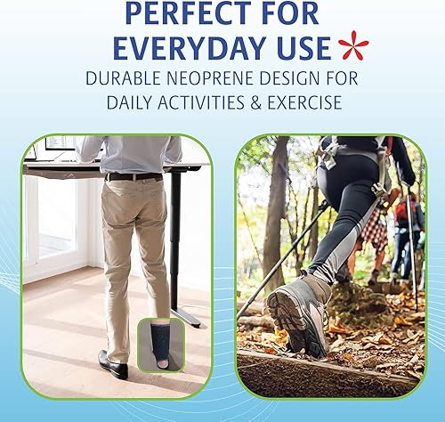 Miniatura 9 de Venda para hielo para pies y tobillos con 2 paquetes para gel, frío y calor  Lo mejor para la tendinitis del talón de Aquiles, fascitis plantar,