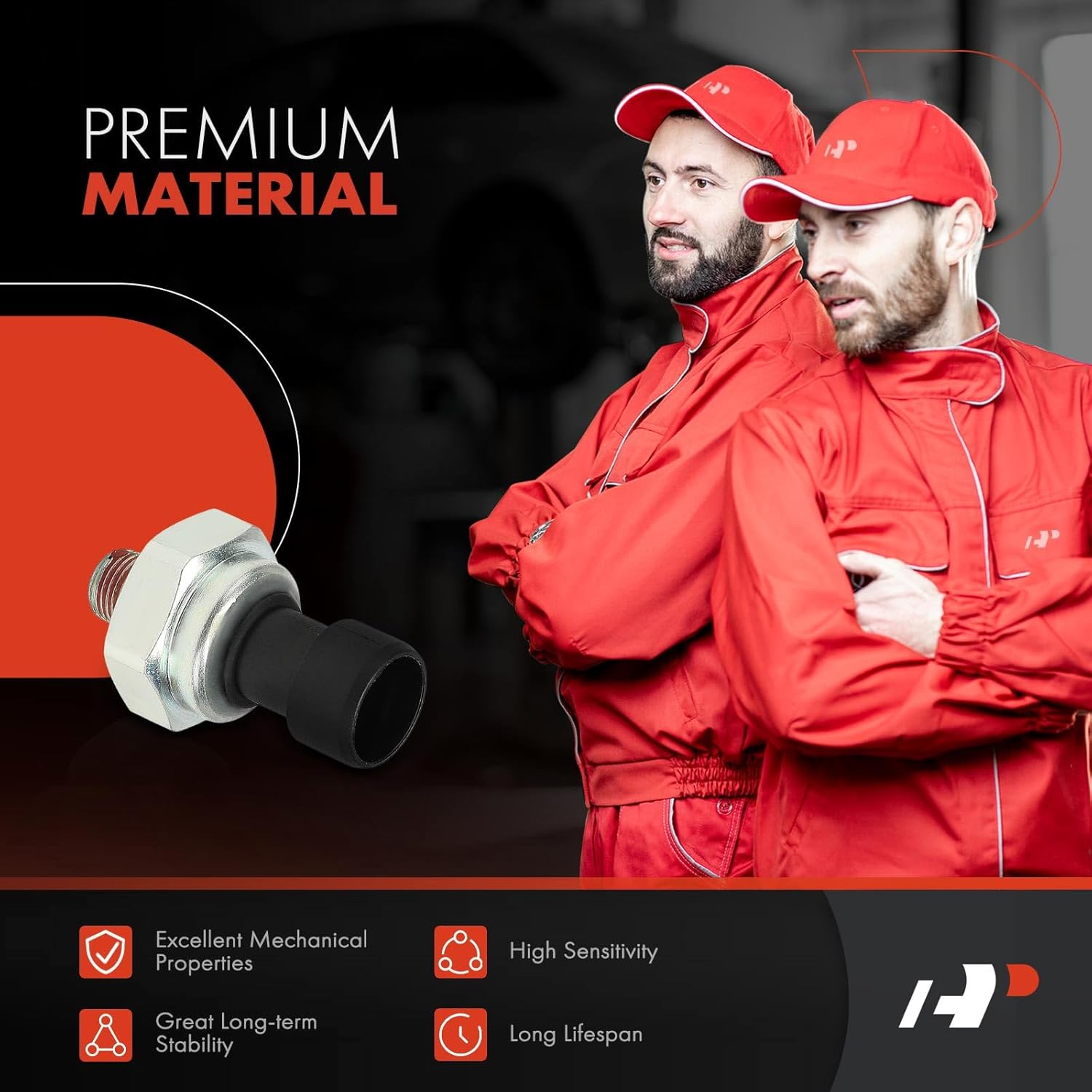 A-Premium Engine Oil Pressure Switch Sensor [3 Pins] Compatible with Mack CH/CL/LE/DMM 2000-2003, CV 2001-2003, CX/RD 2000-2004, DM/RB 2000-2005， MR 2000-2003/2005