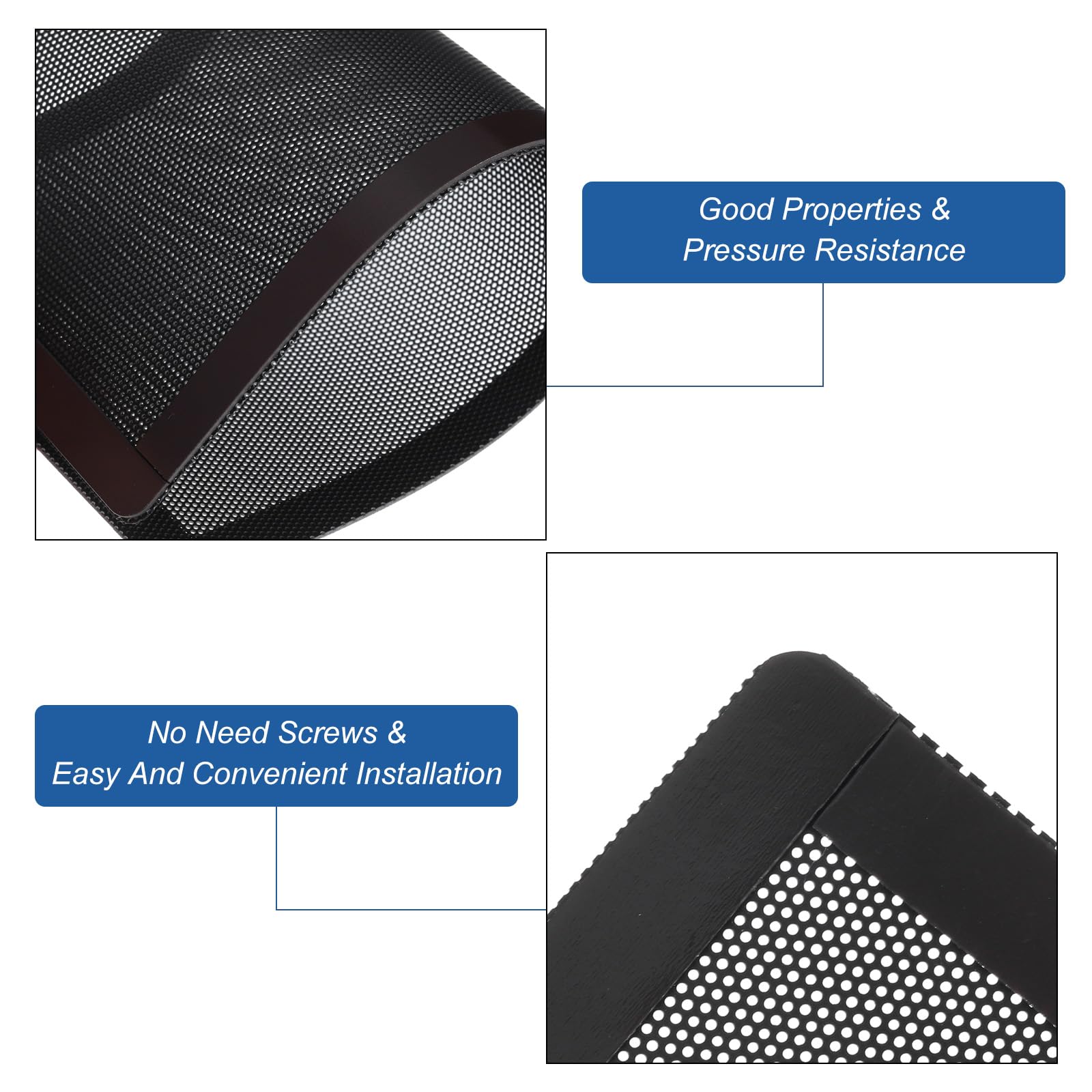 sourcing map 3Pcs Filtre à Poussière pour PC, 240x120mm, Cadre