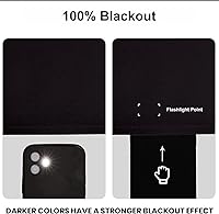 Vista 5 de Magic Drapes Cortina opaca plisada triple con aislamiento térmico para oscurecer la habitación, a prueba de derrames, lavable a máquina, paneles