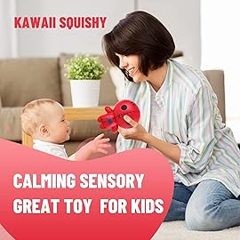 Anboor 4.7 Inches Voodoo Dolls Squishies Ghost Doll Halloween Kawaii Soft Slow Rising Scented Squishies Stress Relief Kids Toys