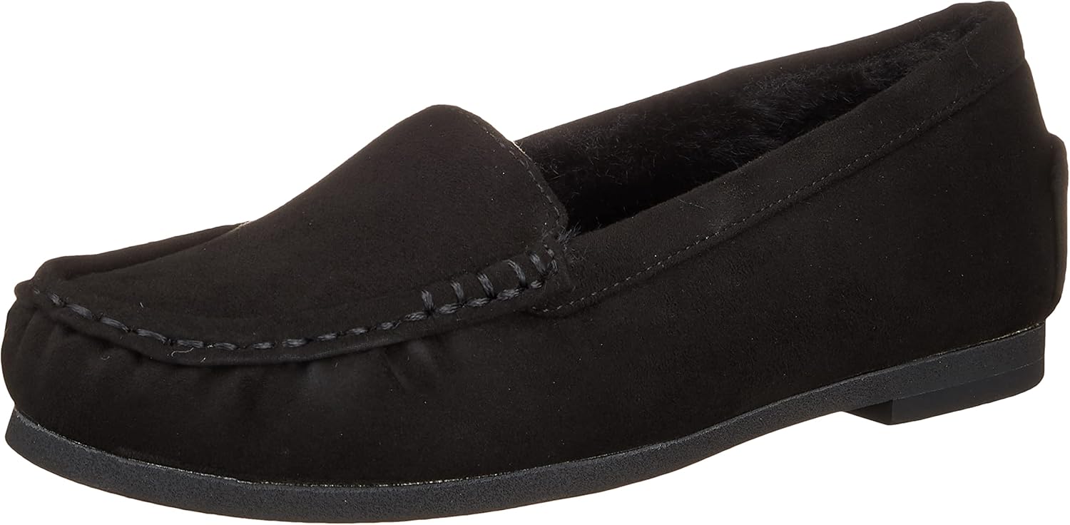 [エンチャンテッド] フラット 撥水エコファーモカシンシューズ 22202 レディース