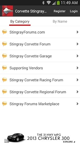 Stingray Corvette Forums App – vue 2