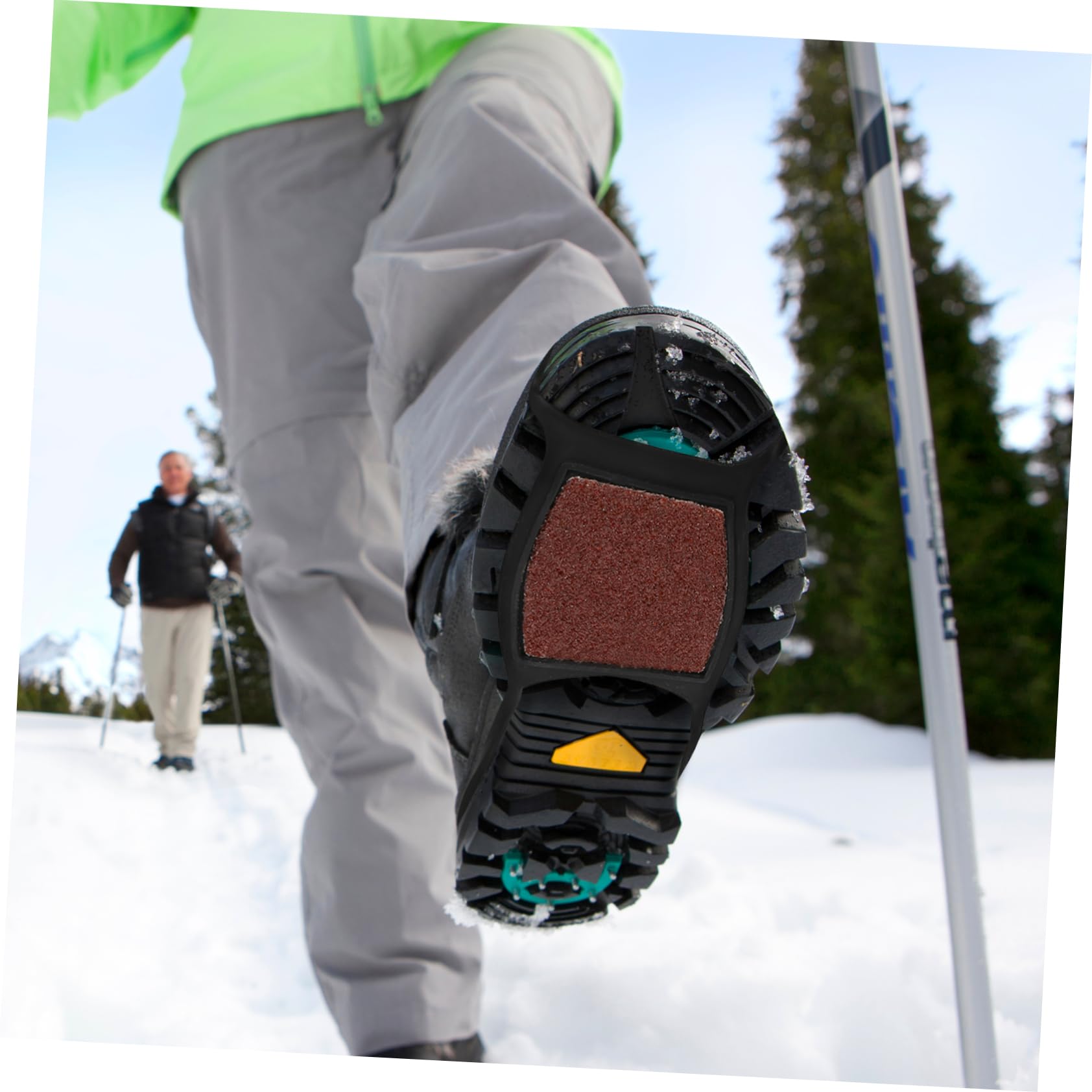 BESTYASH Chaussures De Sable Grossier Pointes De Couverture Glace Sur Chaussures Crampons Chaussures De Neige Pour Femmes Pokrowiec Gruby Piasek Raki Sur Chaussure Botte Traction Taquet