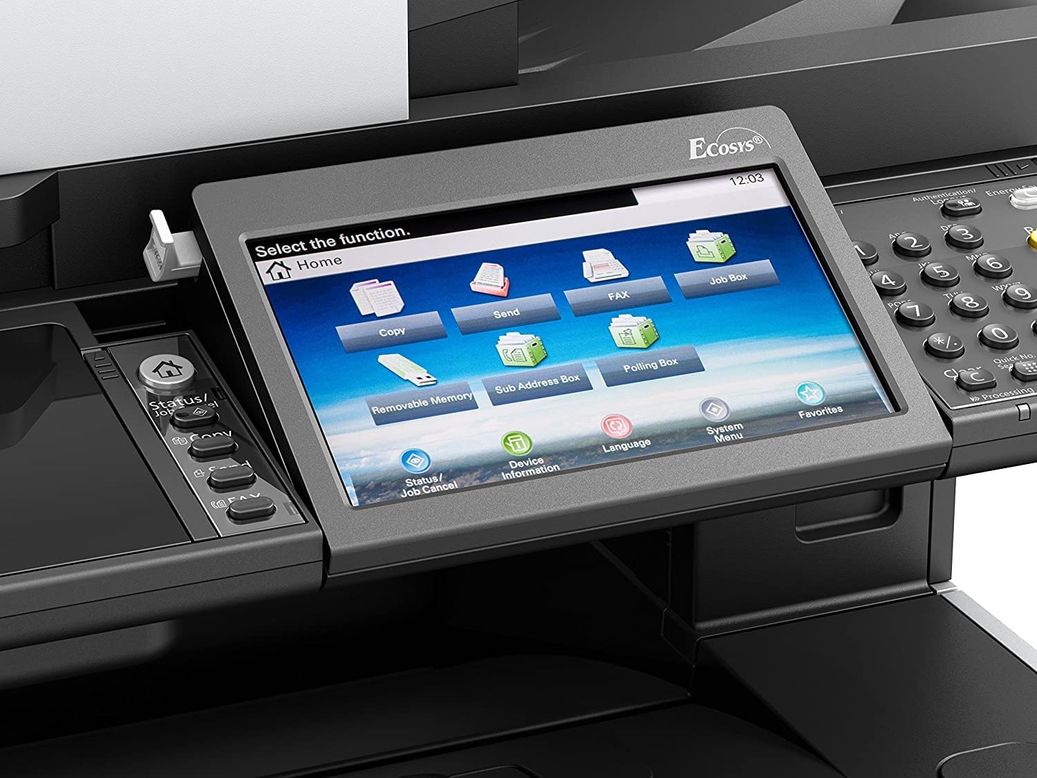 Kyocera Ecosys M3655idn Stampante multifunzione 4 in 1 in bianco e nero: stampante, fotocopiatrice, scanner, fax. Stampa Mobile Print