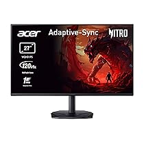 acer Nitro KG272UGbmiipfx Monitor Gaming 27″, Display WQHD IPS 120 Hz, 1ms(VRB), AdaptiveSync, Luminosità 250 nits, HDMI 2.0, DP 1.2, Speaker Integrati, Cavo HDMI Incluso, Nero