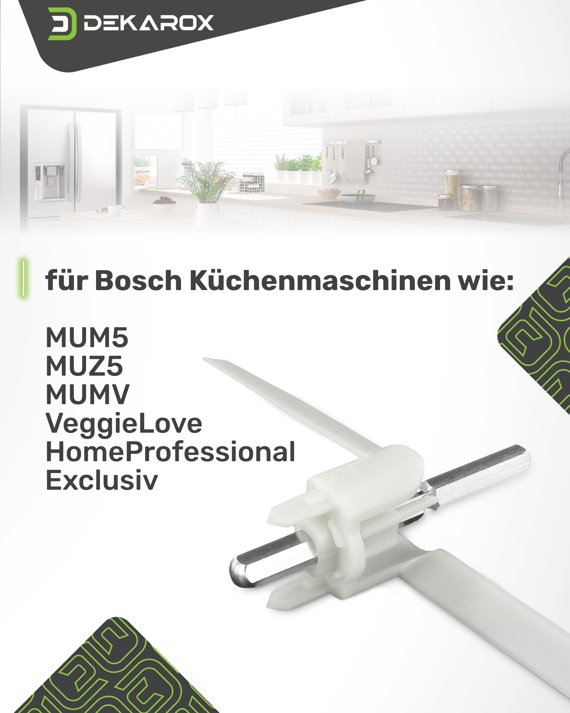 Mitnehmer Flügelrad Für Bosch Küchenmaschinen - 160mm Ersatzteil Für MUM5, MUMS, MUMV Modelle