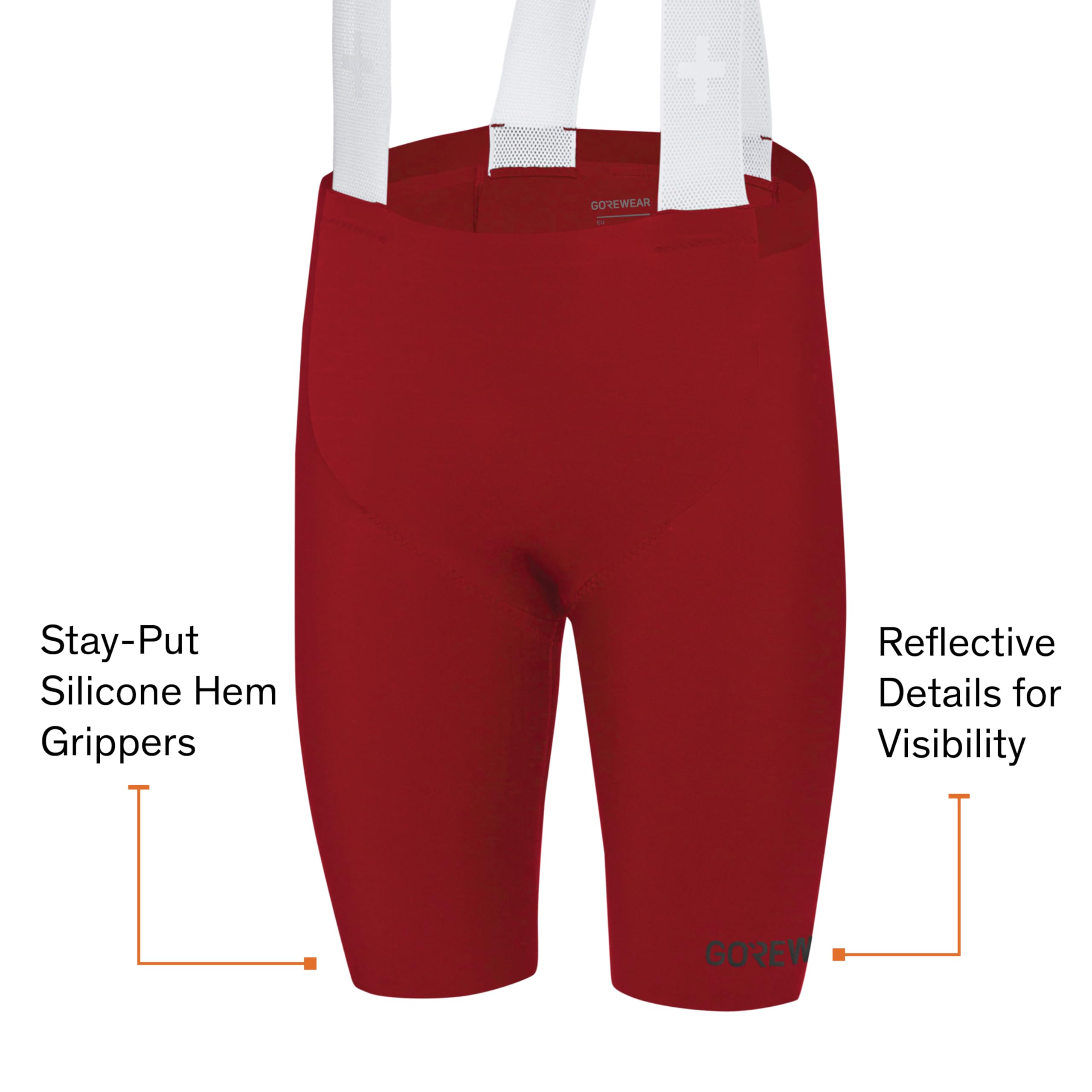 GORE WEAR Distance Kurze Trägerhose+ 2.0 Herren - Spodnie na szelkach Mężczyźni