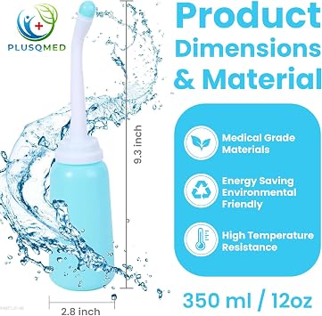 Portable Bidet for Postpartum 350ml ,Post-Birth Perineal Wash Bottle ,Upside Down Squeeze Bottle ,Essentials Postpartum Clean-Personal Hygiene Care